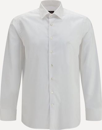 Etro Camicia Roma in cotone con logo Pegaso Man 38