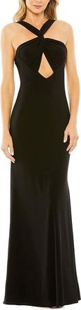 Mac Duggal Knotted Jersey Gown