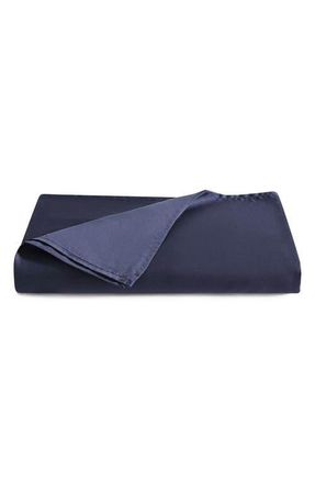 Sunday Citizen Silky Flat Sheet in Baritone Blue at Nordstrom, Size Queen