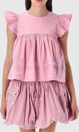 Ganni Blusa Ganni in denim