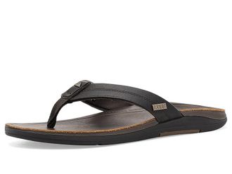 Reef Leather Offshore Mens Sandals Dark Brown : 13 D - Medium