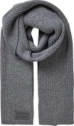 Munthe Geribbelde Sjaal - Dames - Wintersjaals - Grijs - ONE Size - Accessoires
