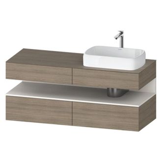 Duravit Qatego Consola Mueble Bajo Lavabo, 2 Extensiones, 2 - Duravit