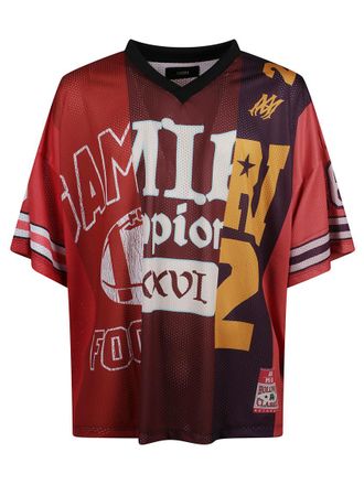 Amiri Red Graphic Print T-shirt