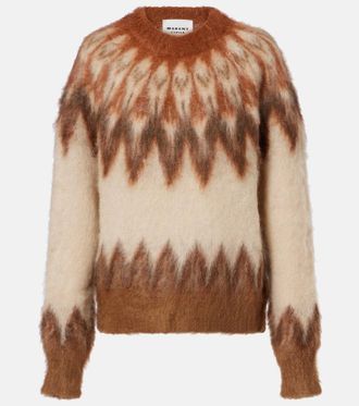 Isabel Marant Natania Fair Isle wool-blend sweater