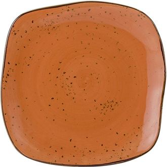 Tuxton Artisan Geode Square Plate 11, 12 Pieces