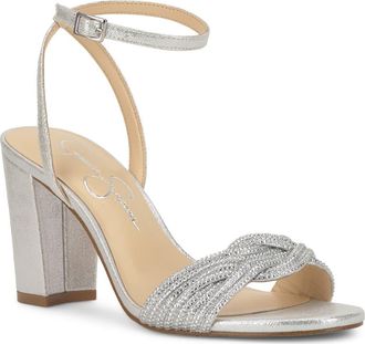Jessica Simpson Siena Sandal in Silver at Nordstrom, Size 5.5