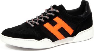Hogan H357 Mod. Sneaker + Sott. St. Palme - Heren - Sneakers - Zwart - 41 EU - Schoenen
