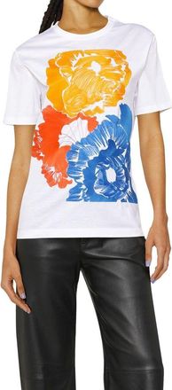 Ferragamo Womens White Cotton T-Shirt