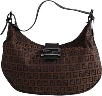 Fendi Pre-owned Shoulder Bag - Dames - Vintage Schoudertas - Bruin - ONE Size - Vintage