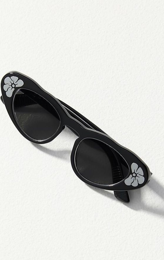 Floral Detailing Cat-Eye Readers