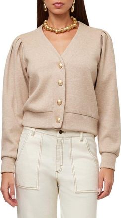 Fifteen Twenty Madeline Cardigan in Light Tan at Nordstrom, Size X-Small