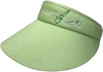 Balenciaga Pre-owned Katoenen Hoed - Dames - Vintage Accessoires - Groen - ONE Size - Katoen - Vintage