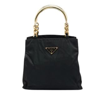 Prada Pre-owned Vintage Nylon Handbag - Dames - Vintage Handtas - Zwart - ONE Size - Nylon - Vintage