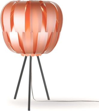 Linea Zero Linea Zero - Lampada Da Tavolo Con Treppiede 1 Luce Queen In Polilux Rame Made In Italy