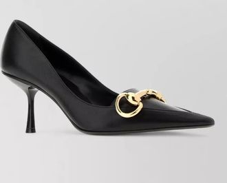 Gucci leather boulevard pumps