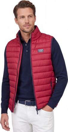 N-Z-A- NEW ZEALAND AUCKLAND New Zealand effen rood bodywarmer normale fit