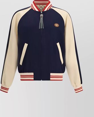 Valentino house cat wool bomber jacket