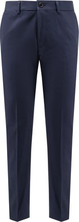 HUGO BOSS Cotton And Silk Trousers-Uomo