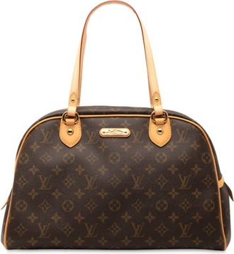 Louis Vuitton Brown Pvc Leather Shoulder Bag Tote Bag (Pre-Owned)