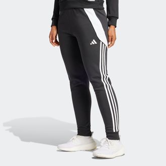 adidas Trainingshose ADIDAS PERFORMANCE TIRO24 SWPNTW, Damen, Gr. XS, N-Gr, schwarz-weiss (schwarz, wei&szlig;), Sweatware, Obermaterial: 70% Baumwolle, 30% Polyes