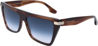 Victoria Beckham Brown Acetate Womens Sunglasses