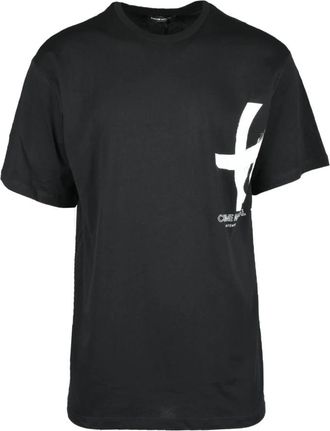 Costume National Moderne Katoenen T-shirt - Heren - T-shirts - Zwart - XS - Katoen - Tops