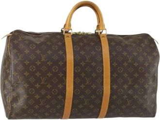 Louis Vuitton Pre-owned Weekend Bags, female, Brown, Size: ONE SIZE Pre-owned Weekend Bag