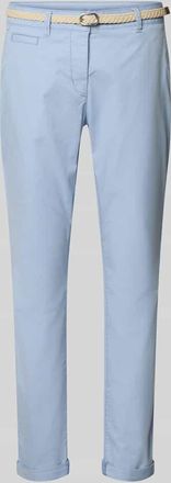 Tom Tailor Slim Fit Chino aus Baumwoll-Mix in Hellblau, Gr&ouml;&szlig;e 34/32