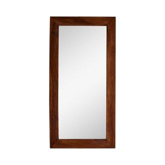 Tikamoon Espejo decorativo de palisandro macizo de 100 cm x 50 cm
