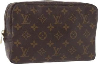 Louis Vuitton Pre-owned Clutches, female, Brown, Size: ONE SIZE Pre-owned Vintage Canvas Clutch