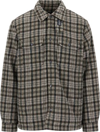 Woolrich Check-Pattern Wool-Blend Jacket