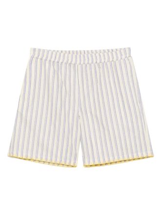 Chateau Orlando Deckchair gestreepte shorts - Beige