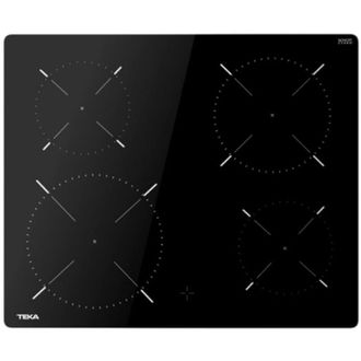 Teka Vitroceramica Ttc64010crdbk Polivalente 4 Fuegos Mandos Desde El Horno