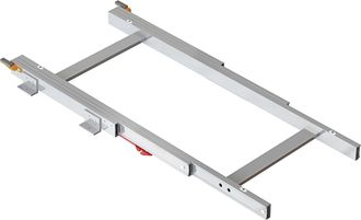 Emuca Emuca - Gu&iacute;as Para Mesa Deslizante Twice Top, Aluminio, Anodizado Mate