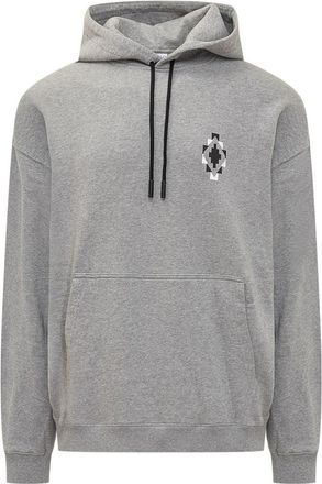 Marcelo Burlon Grey Solid Hood Sweatshirt