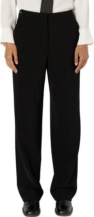 Gerard Darel Cybele Straight Suit Pants in Black at Nordstrom, Size 10
