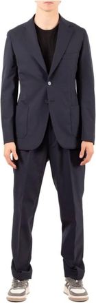 Santaniello Heren, Pakken, Blauw, Maat: L