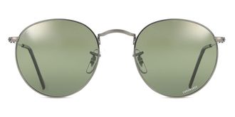 Ray-Ban RB3447 Round Metal Polarized 004/G4 Mens Sunglasses Gunmetal Size 53