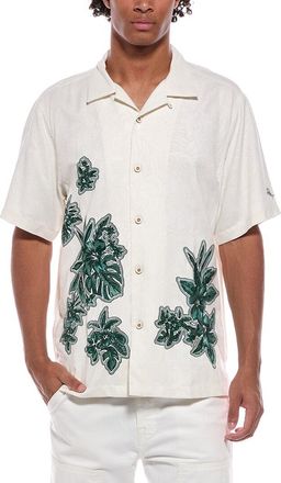 Tommy Bahama Hibiscus Vibrations Silk Camp Shirt