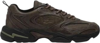 Lacoste Storm 96 2K - Heren - Sneakers - Bruin - 40 EU - Leer - Schoenen