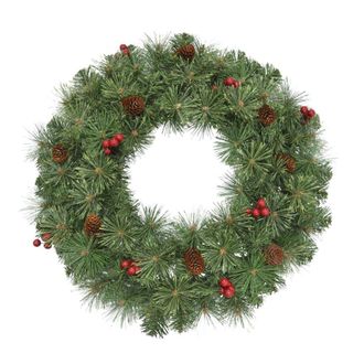 Black Box Trees Corona decorativa warth verde h15xb60xl60cm