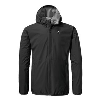 Sch&ouml;ffel Outdoorjacke SCH&Ouml;FFEL Jacket Style Migandi MNS, Herren, Gr. 46, schwarz, Taft, Obermaterial: 100% Polyester, unifarben, hoch geschlossener Ausschnitt,