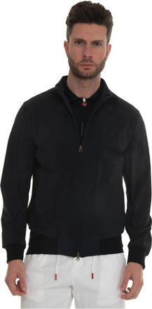 Kired Bomberjack van Stretchstof - Heren - Bomber jackets - Blauw - L - Jassen