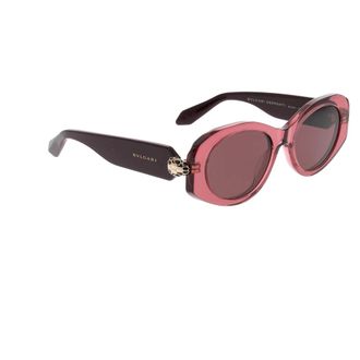 Bulgari Accessoires, unisex, Roze, ONE Size, Stijlvolle zonnebril voor zonnige dagen