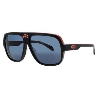 Bugatti Mens Black Rectangular Sunglasses 06BK