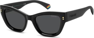 Polaroid Stijlvolle Zonnebril Zwart - Dames - Zonnebrillen - Zwart - 52 MM - Accessoires