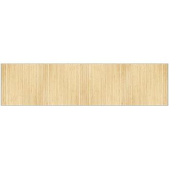 vidaXL Alfombra Rectangular Bamb&uacute; Color Natural Claro 100x400 Cm Vidaxl