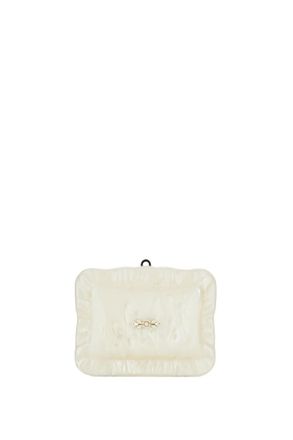 Simone Rocha Pearl-Embellished Pillow-Shaped Shoulder Bag