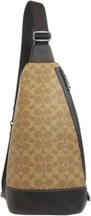 Coach Pre-owned Cross Body Bags, unisex, Brown, Size: ONE SIZE Pre-owned Plastic Crossbody Bag